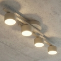 Taklampa FRAGMENT 4xGX53/12W/230V beige