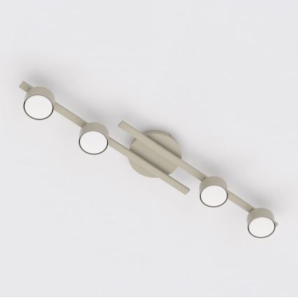 Taklampa FRAGMENT 4xGX53/12W/230V beige