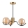 Taklampa GEORGIA med stång 3xG9/5W/230V guld/rökig beige
