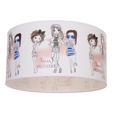 Taklampa GIRLS VIBES för flickrum 1xE27/60W/230V Ø 40 cm