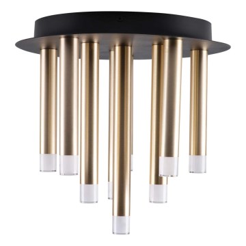 Taklampa GLAM 9xG9/8W/230V guld