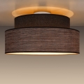 Taklampa GRACE 1xE27/60W/230V diameter 40 cm brun/beige