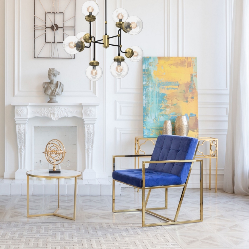 Taklampa på stång HYDRO 8xE14/60W/230V