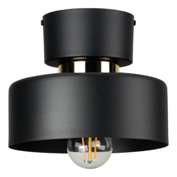 Taklampa IGNIA 1xE27/60W/230V svart/guld