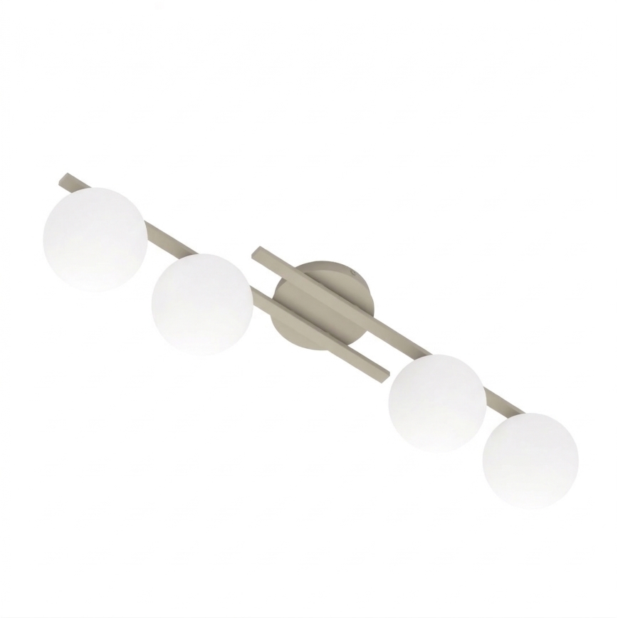 Taklampa KAIRO 4xE14/10W/230V beige