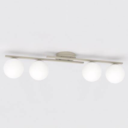 Taklampa KAIRO 4xE14/10W/230V beige