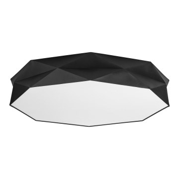 Taklampa  KANTOOR 6xE27/15W/230V svart 