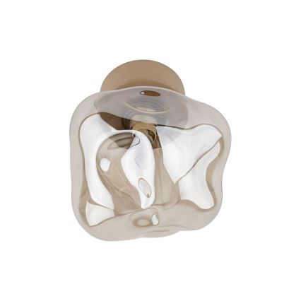 Taklampa LAVA 1xG9/8W/230V beige/rökfärgad beige