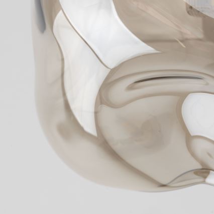 Taklampa LAVA 1xG9/8W/230V beige/rökfärgad beige