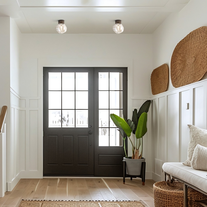 Taklampa LAVA 1xG9/8W/230V brons/rökbeige