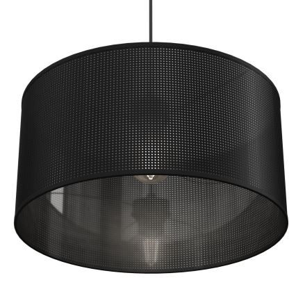 Taklampa på kabel LOFT SHADE 1xE27/60W/230V Ø 40 cm svart