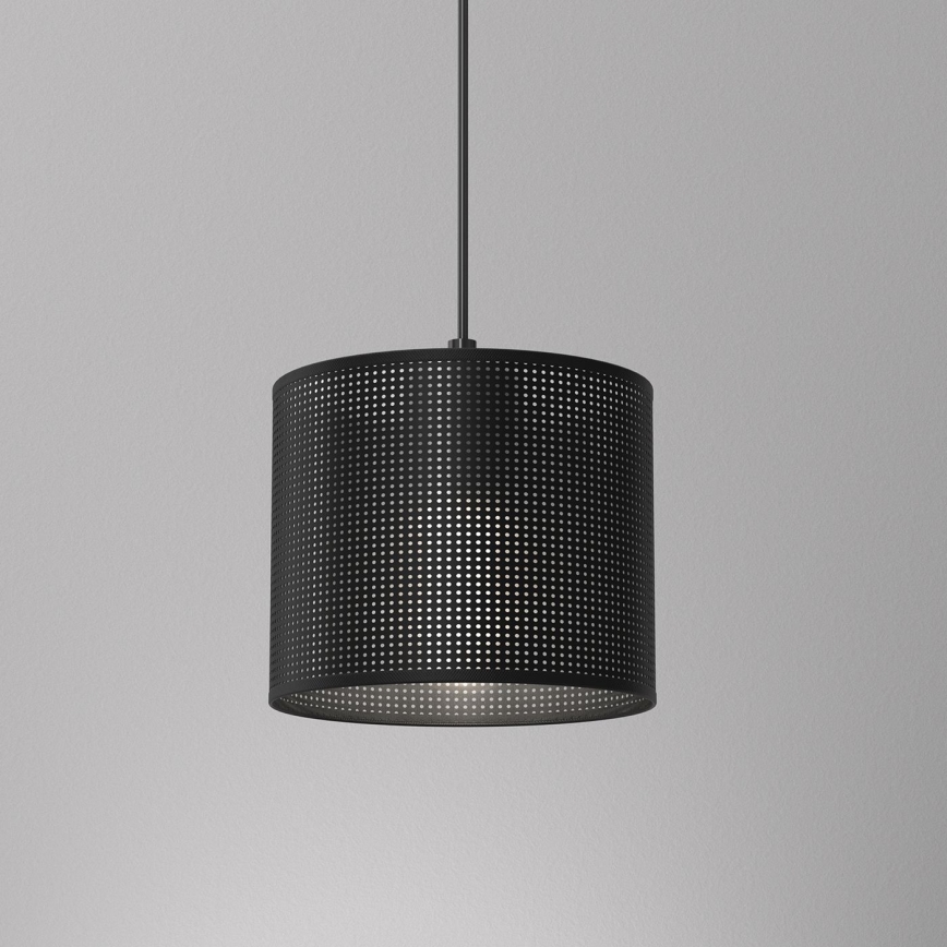 Taklampa på kabel LOFT SHADE 1xE27/60W/230V Ø 18 cm svart