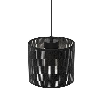 Taklampa på kabel LOFT SHADE 1xE27/60W/230V Ø 18 cm svart