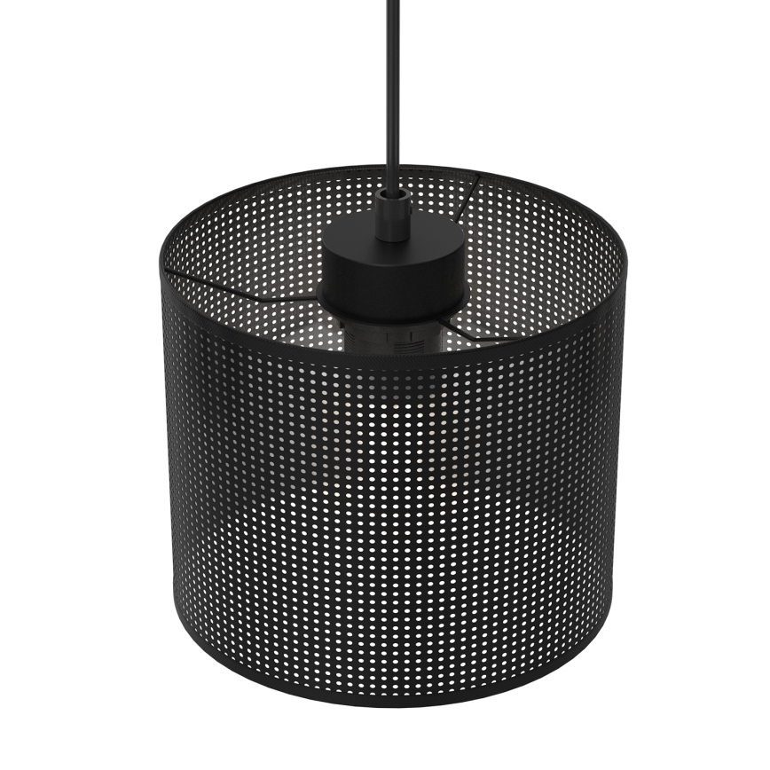 Taklampa på kabel LOFT SHADE 3xE27/60W/230V svart