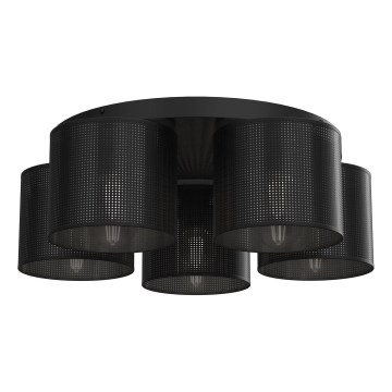 Taklampa LOFT SHADE 5xE27/60W/230V svart, infälld montage