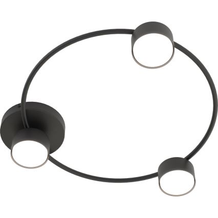 Taklampa LUCIO 3xGX53/12W/230V svart