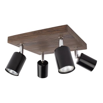 Taklampa MANARA 4xGU10/5W/230V tallträ