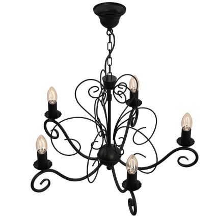 Kedjelampa MAURO 5xE14/60W/230V