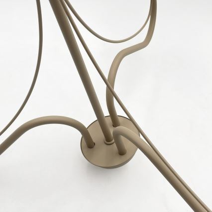 Taklampa med kedja ANTON 3xE14/60W/230V beige