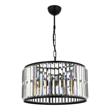 Taklampa med kedja PUNE 3xE27/40W/230V svart