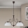 Taklampa med kedja RULA 2xE27/40W/230V vit/brons