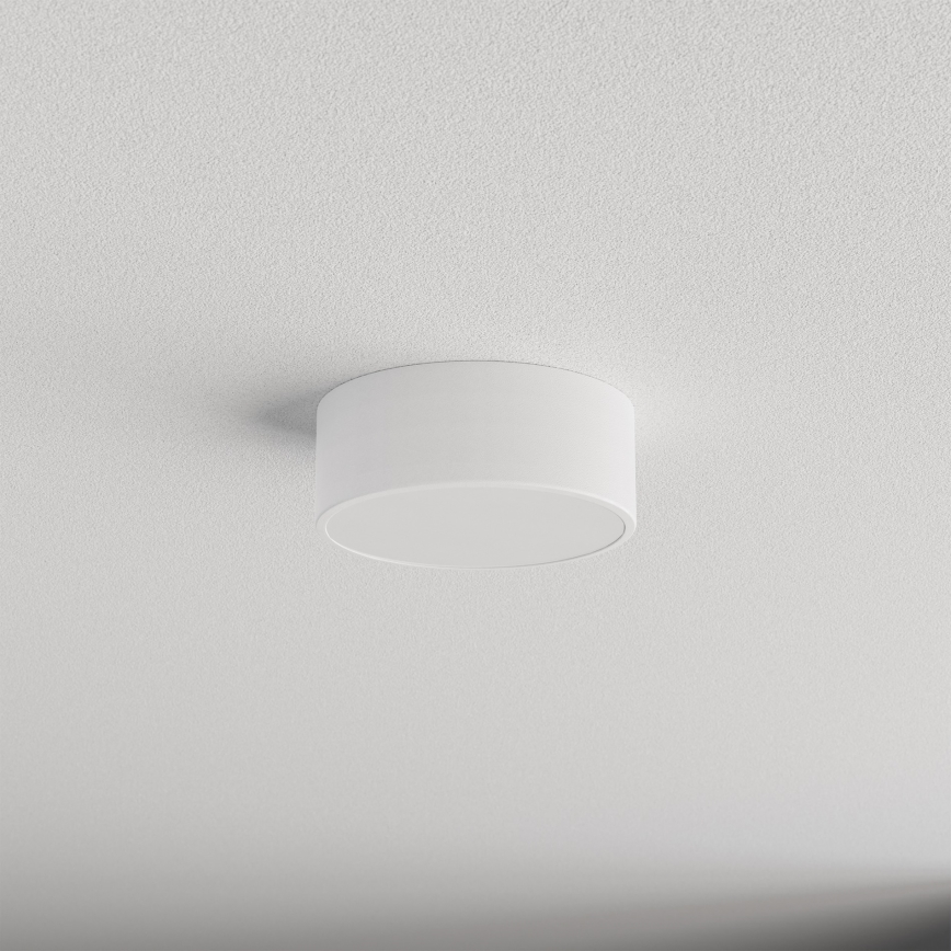 Taklampa med rörelse- och skymningssensor CLEO 1xE27/40W/230V Ø 20 cm vit