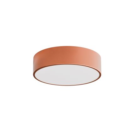Taklampa med rörelse- och skymningssensor CLEO 2xE27/24W/230V Ø 30 cm koppar