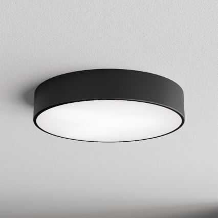 Taklampa med sensor CLEO 3xE27/24W/230V d. 40 cm svart