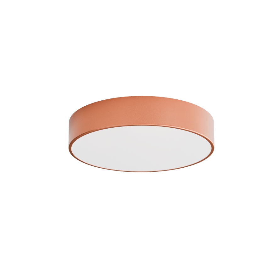 Taklampa med rörelse- och skymningssensor CLEO 3xE27/24W/230V Ø 40 cm, kopparfinish