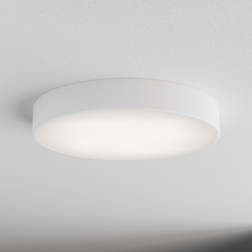 Taklampa med rörelse- och skymningssensor CLEO 4xE27/24W/230V Ø 50 cm vit