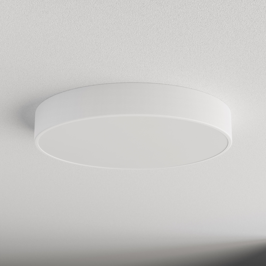 Taklampa med rörelse- och skymningssensor CLEO 4xE27/24W/230V Ø 50 cm vit