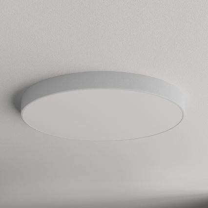 Taklampa CLEO med rörelsesensor och skymningssensor 6xE27/24W/230V Ø 80 cm grå