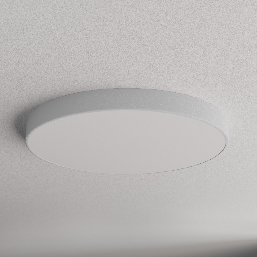 Taklampa CLEO med rörelsesensor och skymningssensor 6xE27/24W/230V Ø 80 cm grå