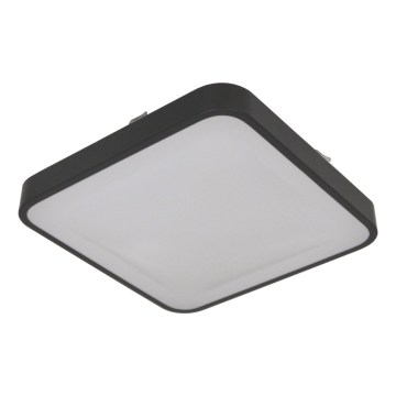 Taklampa med sensor WILTON, 2 x E27 (max 60 W), 230 V, 33 x 33 cm, antracit