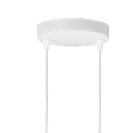 Taklampa med sladd BOHO 2xE27/60W/230V krämvit/jute