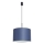Taklampa med sladd NEVIA 1xE27/15W/230V Ø 40 cm blå