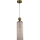 Taklampa med sladd PIEGA 1xE14/40W/230V mässing/rökbeige