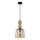 Taklampa med sladd TROPEA 1xE27/15W/230V svart/rökbeige/rosa