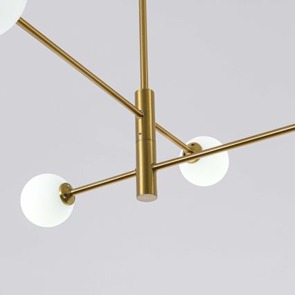 Taklampa med stång DORADO 4xG9/40W/230V, guldig