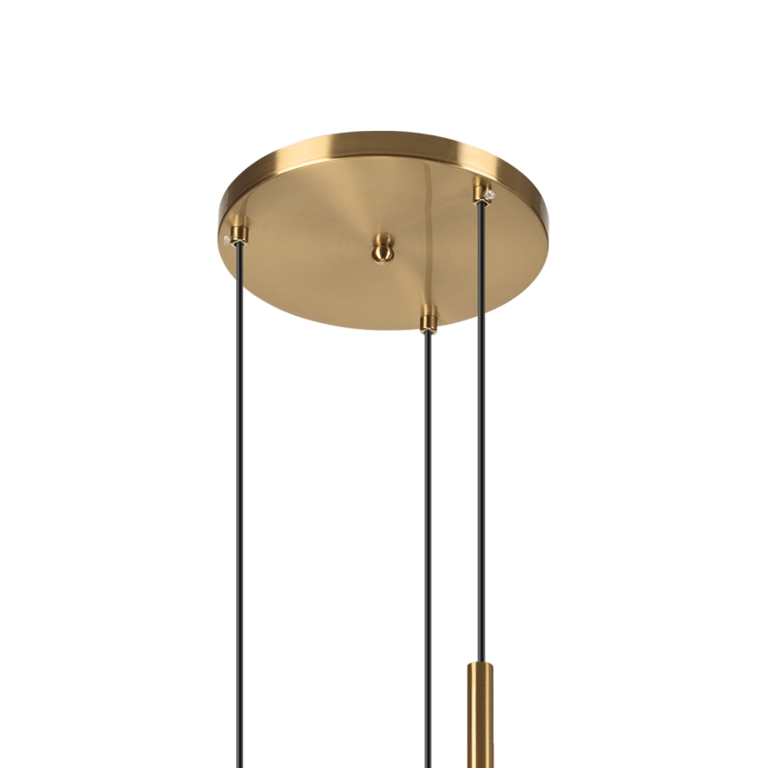 Taklampa med vajer CHITA 3xG9/5W/230V guldfärgad