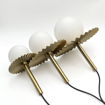 Taklampa med vajer CHITA 3xG9/5W/230V guldfärgad