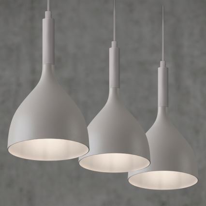 Taklampa med vajer NOAK 3xE27/15W/230V krämvit