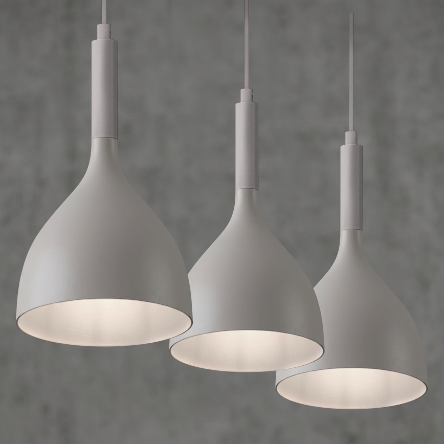 Taklampa med vajer NOAK 3xE27/15W/230V krämvit