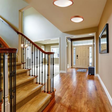 Taklampa MEDA 2xE27/60W/230V tallträ