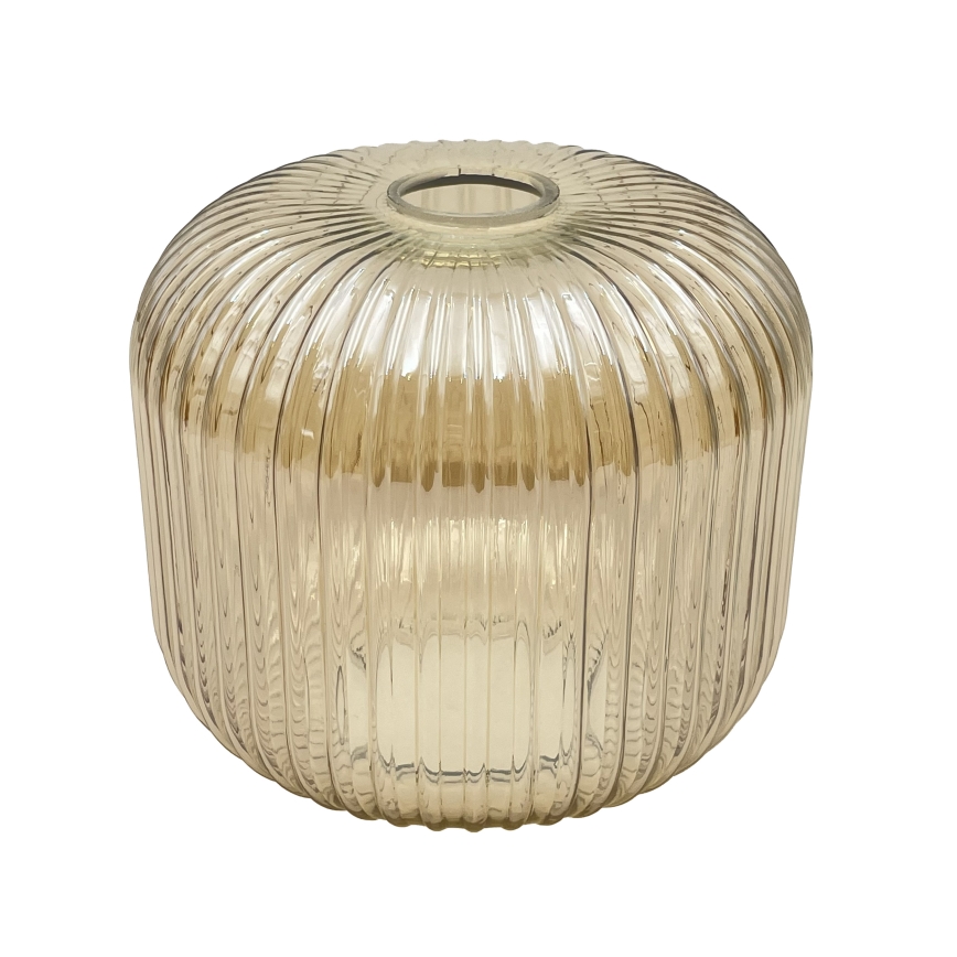 Taklampa MILOU WOOD 1xE27/15W/230V ek/rökbeige Ø 20 cm