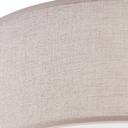 Taklampa MONTE 1xE27/60W/230V, Ø 35 cm, beige