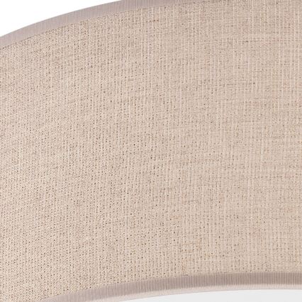 Taklampa MONTE 1xE27/60W/230V Ø 35 cm brun