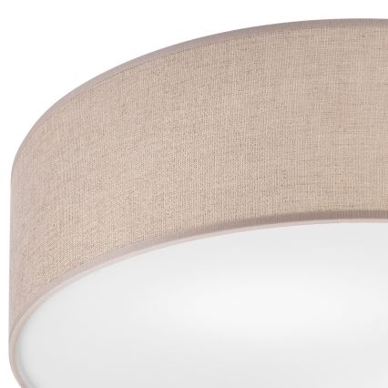 Taklampa MONTE 2xE27/60W/230V brun