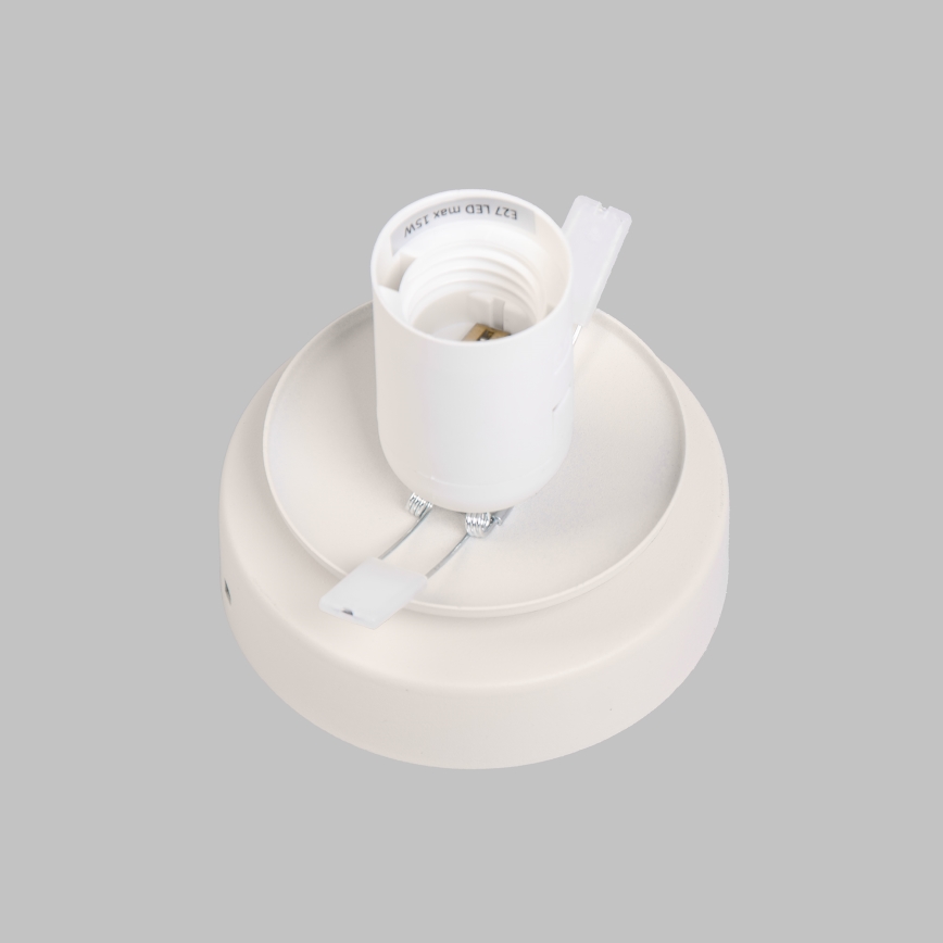 Taklampa MOONLIGHT 1xE27/15W/230V Ø 16 cm krämfärgad