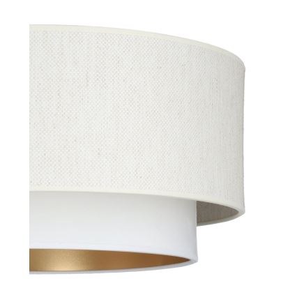 Taklampa NATIA 1xE27/60W/230V Ø 45 cm vit